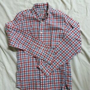 J. Crew Red and Blue Plaid Men's Shirt